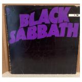 Black Sabbath LP with poster