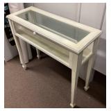 Sofa table with display feature