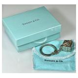 Tiffany & Co. sterling key chain w/gift box fob