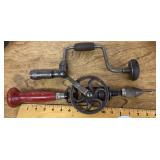2 vintage hand drills
