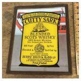 Cutty Sark whiskey mirror