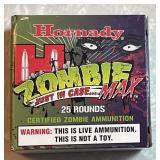 Hornady Zombie 9mm luger ammo --full box