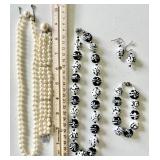 2 costume jewelry necklace sets