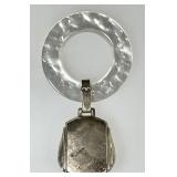 Webster sterling silver baby rattle