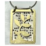 Sterling silver Kathy Bransfield necklace