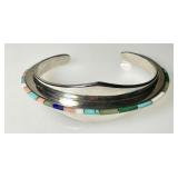Ben Nighthorse sterling silver cuff bracelet