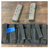 2 Cobra 45 magazines plus holder