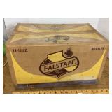 Empty Falstaff cardboard box
