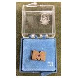 10k gold Monsanto service pin