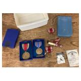 World War II medals and memorabilia