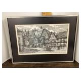 Miltenberg Market (Germany) signed print