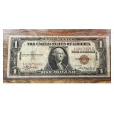 1935 Hawaiian silver certificate --brown seal