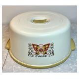 Vintage Steri-Lite revolving cake plate & cover