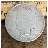 1922 Peace dollar