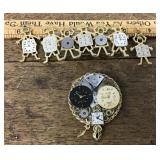 Custom watch face jewelry