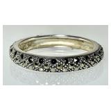 Sterling silver marcasite ring