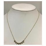 Small 14k gold necklace