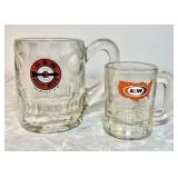 2 vintage A& W Root Beer mugs