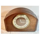 Plymouth Clock Co. walnut electric clock