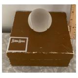 Neiman-Marcus glass tennis ball paperweight