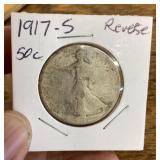 1917-S half dollar