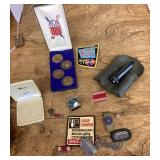 Pins, medals, and patches