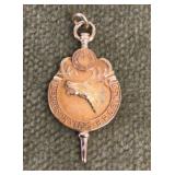 10k gold Elks lodge member pendant