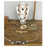 Costume jewelry necklaces