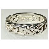 Sterling silver Celtic knot ring