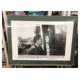 Jack Kerouac photo with note by Allen Ginsberg