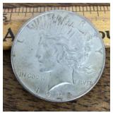 1922 Peace dollar