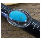 Turquoise ring --unmarked
