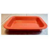 Bright orange Fiesta 9x12 casserole