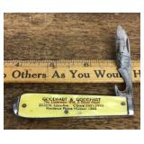 Vintage advertising pocket knife