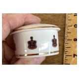 English bone china trinket box