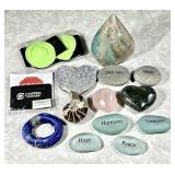 Group of gemstones and inspiration rocks