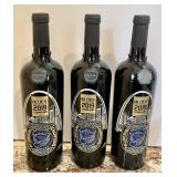 3 St. Louis Blues 2019 decorative wine bottles