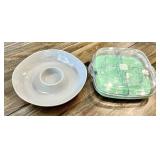 Pampered Chef party tray, ceramic chip 