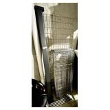 Metal shelf pieces and bed rails