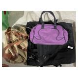 2 large garment travel bags, 2 travel totes