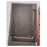 3 heavy duty rubber-back garage mats