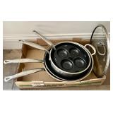 Flat of Williams Sonoma pans --light use