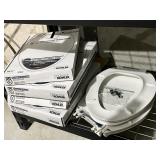 6 assorted toilet seats