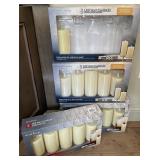 3 NEW boxes LED candles plus 1 bonus candle