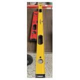 Johnson 48" and Husky 24" levels