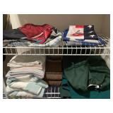 Towels, poker table covers, flags, swim trunks