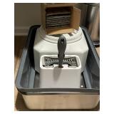 Domed litter box, litter container, box scoop