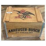 Wooden Anheuser Busch storage crate