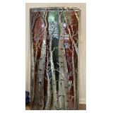 BenJamin Stielow birch trees metal wall art