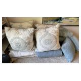 Large group of king bedding